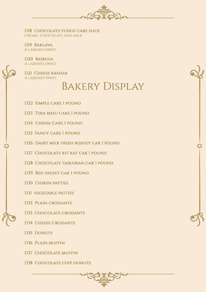 bakery display