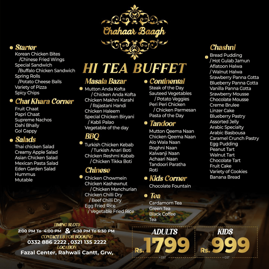 Hi-Tea Buffet