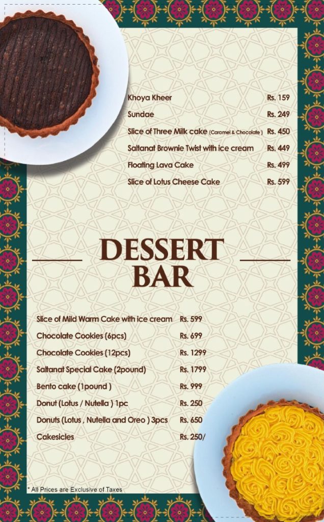Desserts